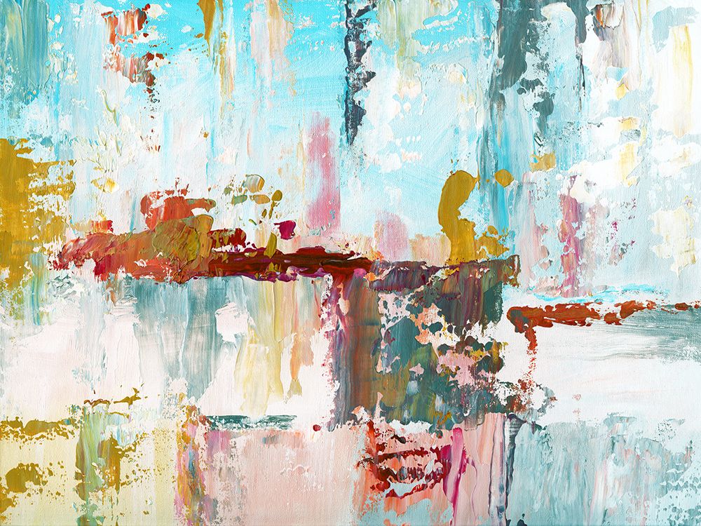 Color Block Splash art print by Nan for $57.95 CAD