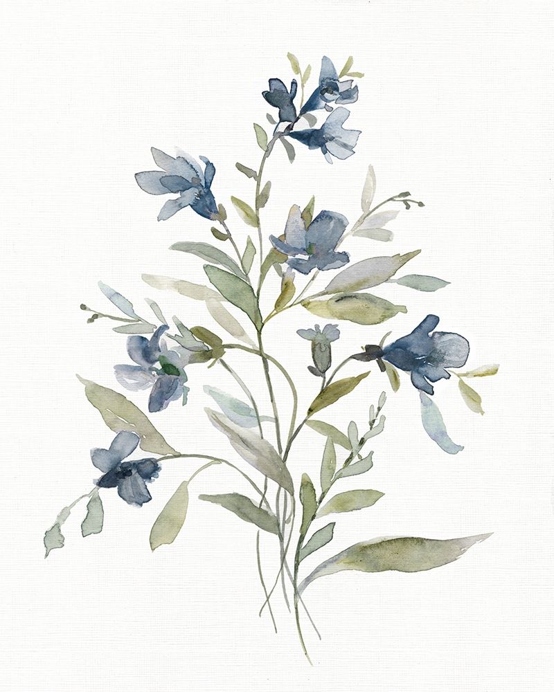 Linen Botanical Navy III art print by Carol Robinson for $57.95 CAD