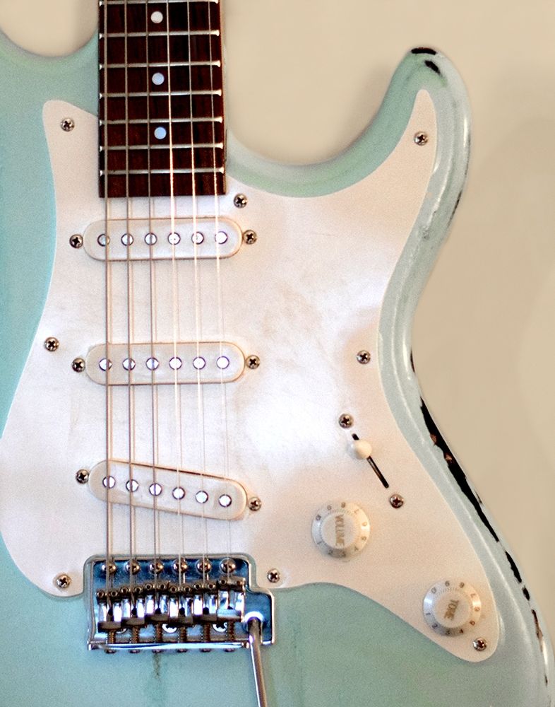Electric Guitar art print by Katrina Craven for $57.95 CAD