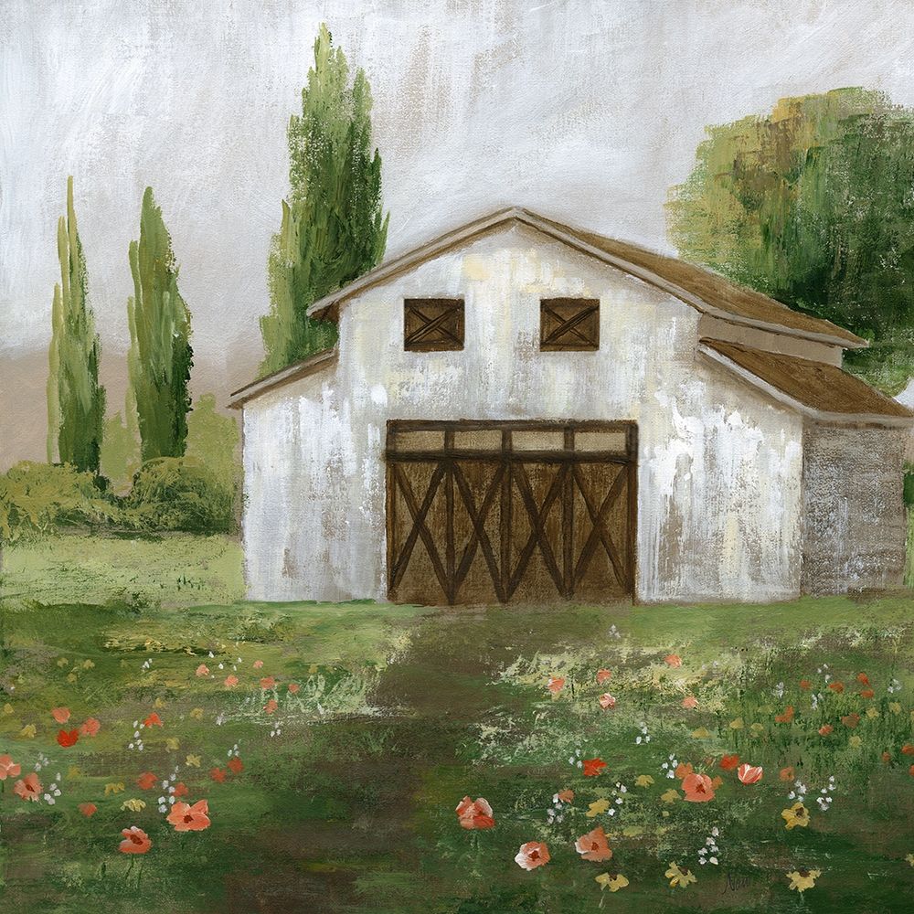 Country Barn II art print by Nan for $57.95 CAD