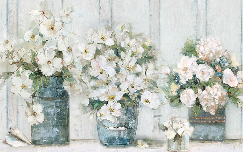 Cottage Mantle art print by Sally Swatland for $57.95 CAD