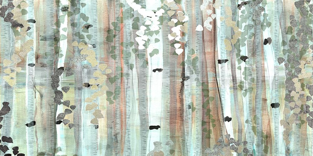 Spring Birch Meadow art print by Susan Jill for $57.95 CAD