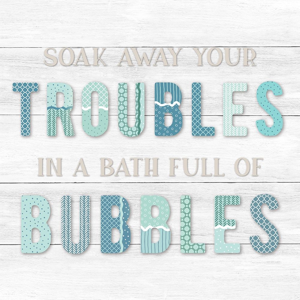Bubble Bath II art print by CAD Designs for $57.95 CAD