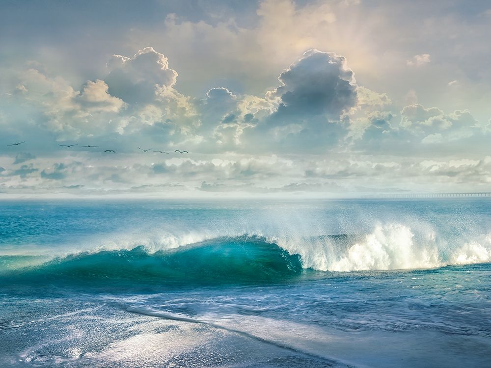 Watching the Waves art print by Mike Calascibetta for $57.95 CAD
