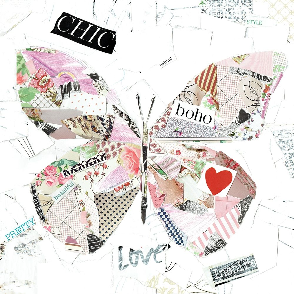 Chic Butterfly art print by Kate and Elizabeth Pope for $57.95 CAD