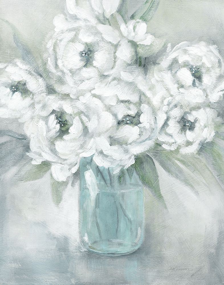 Peaceful Peonies art print by Carol Robinson for $57.95 CAD