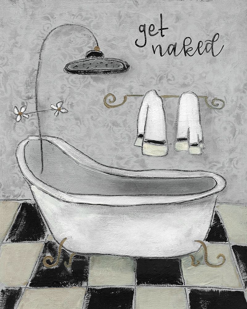 Get Naked Bath art print by Carol Robinson for $57.95 CAD