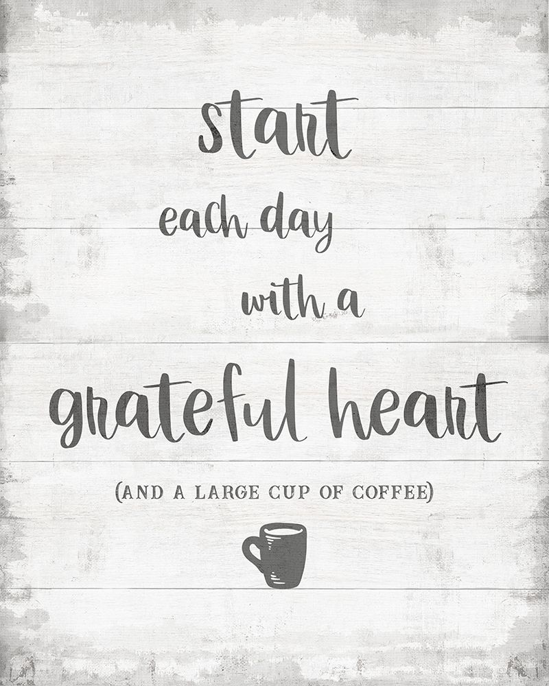 Grateful Coffee art print by CAD Designs for $57.95 CAD