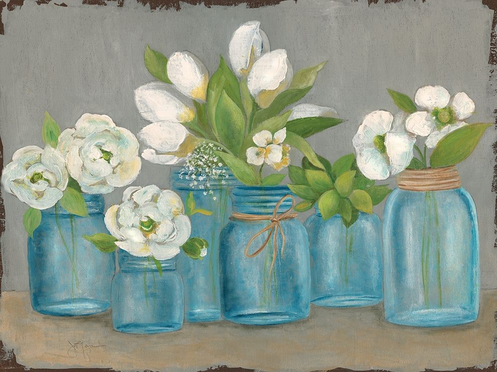 Mason Jar Still Life art print by Tava Studios for $57.95 CAD