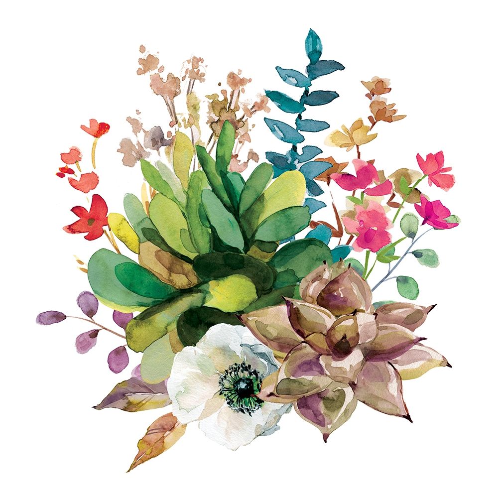 Scrumptious Succulents III art print by Carol Robinson for $57.95 CAD