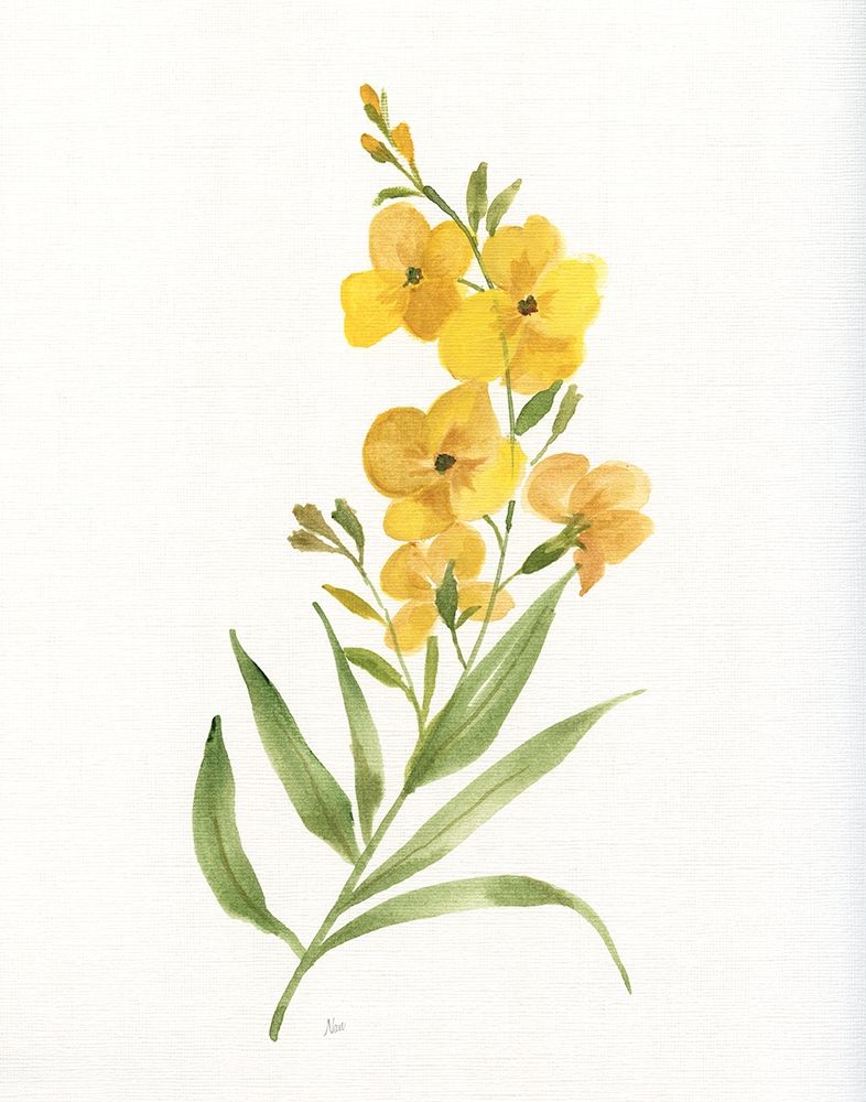 Ochre Botanical II art print by Nan for $57.95 CAD