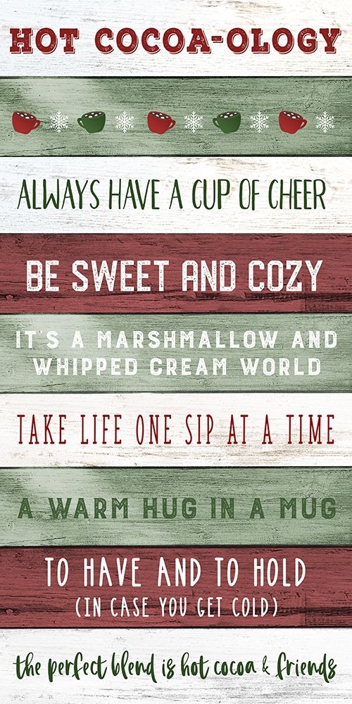 Hot Cocoa-ology art print by Natalie Carpentieri for $57.95 CAD