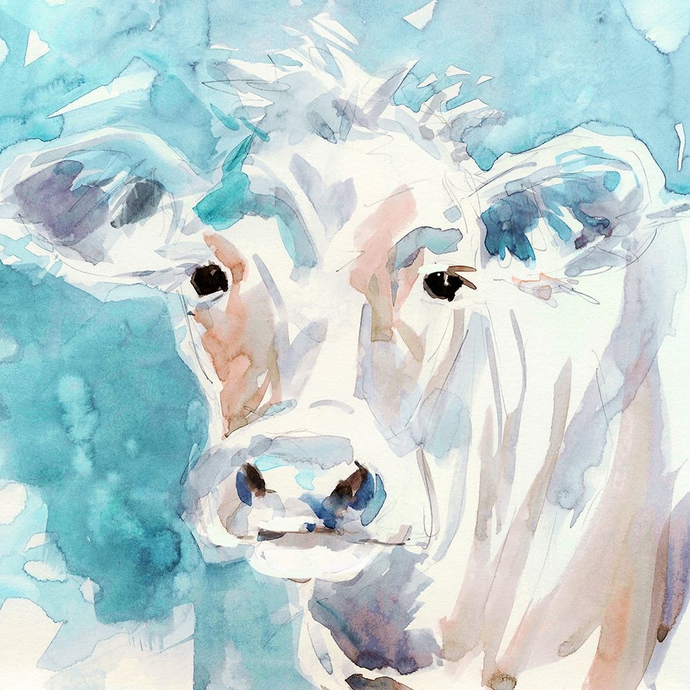 Color Wash Cow art print by Carol Robinson for $57.95 CAD