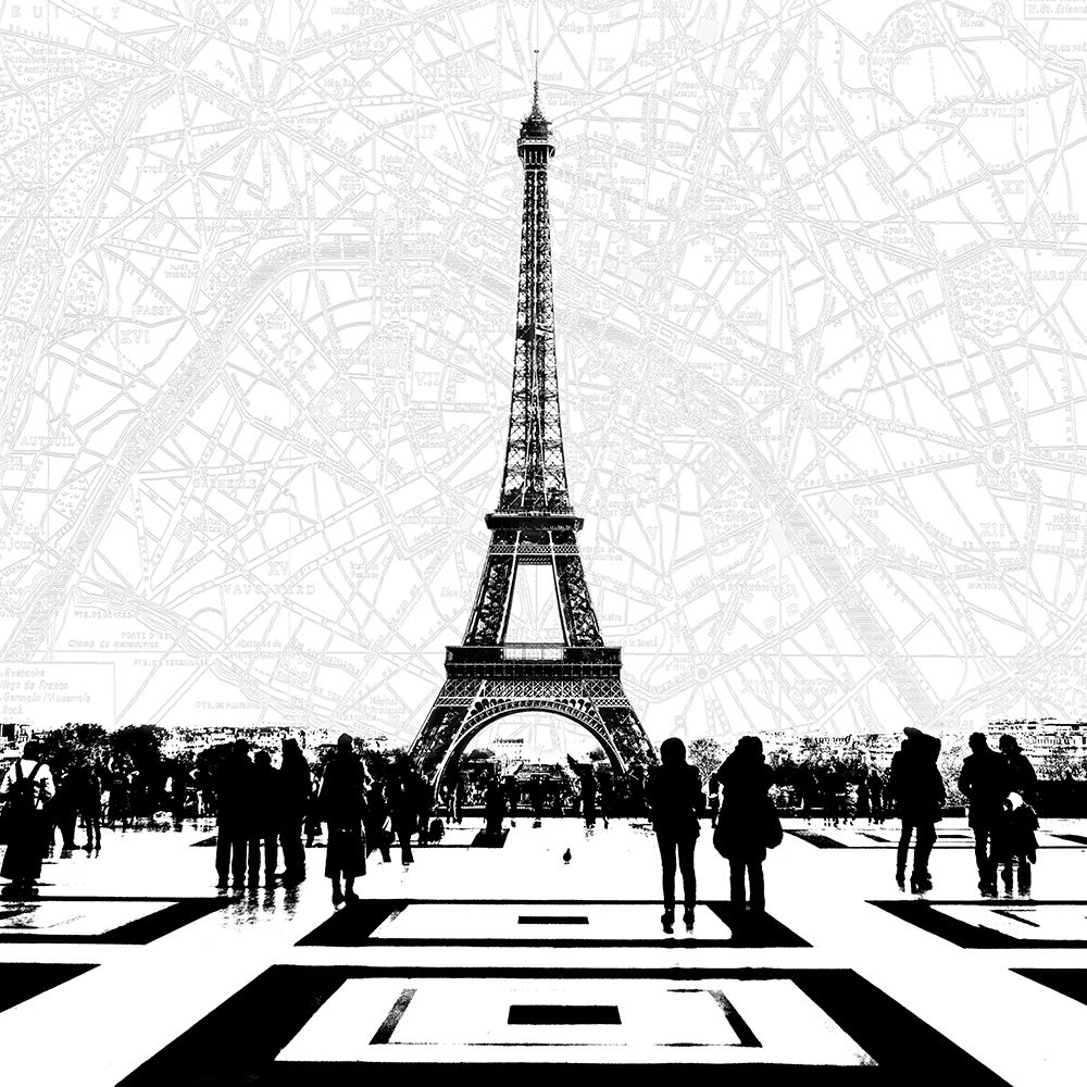 Vue Eiffel art print by Susan Jill for $57.95 CAD