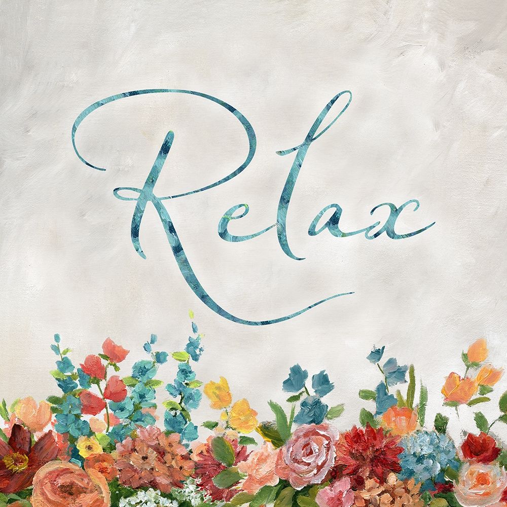 Floral Relax art print by Nan for $57.95 CAD