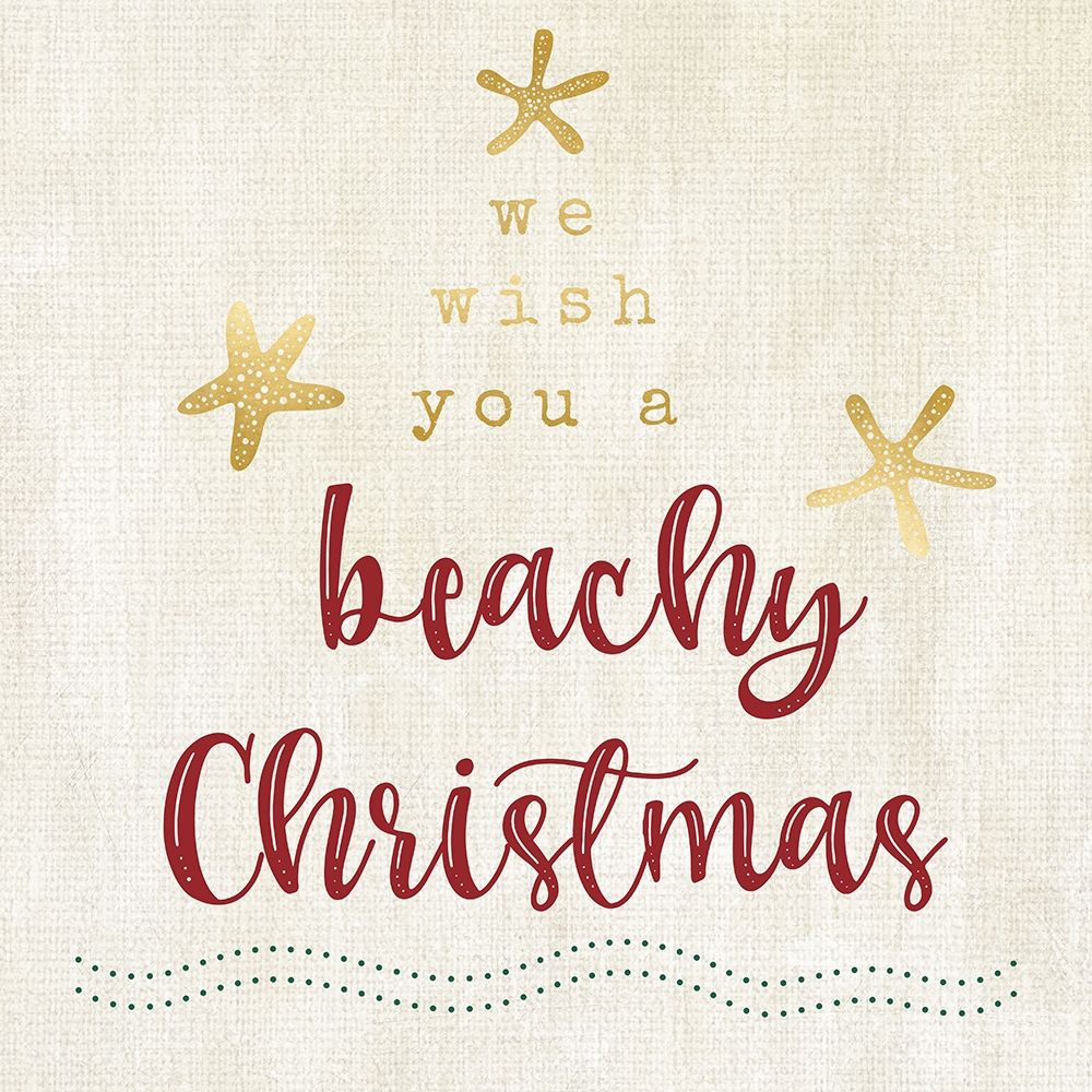 Wish you a Beachy Christmas art print by Natalie Carpentieri for $57.95 CAD
