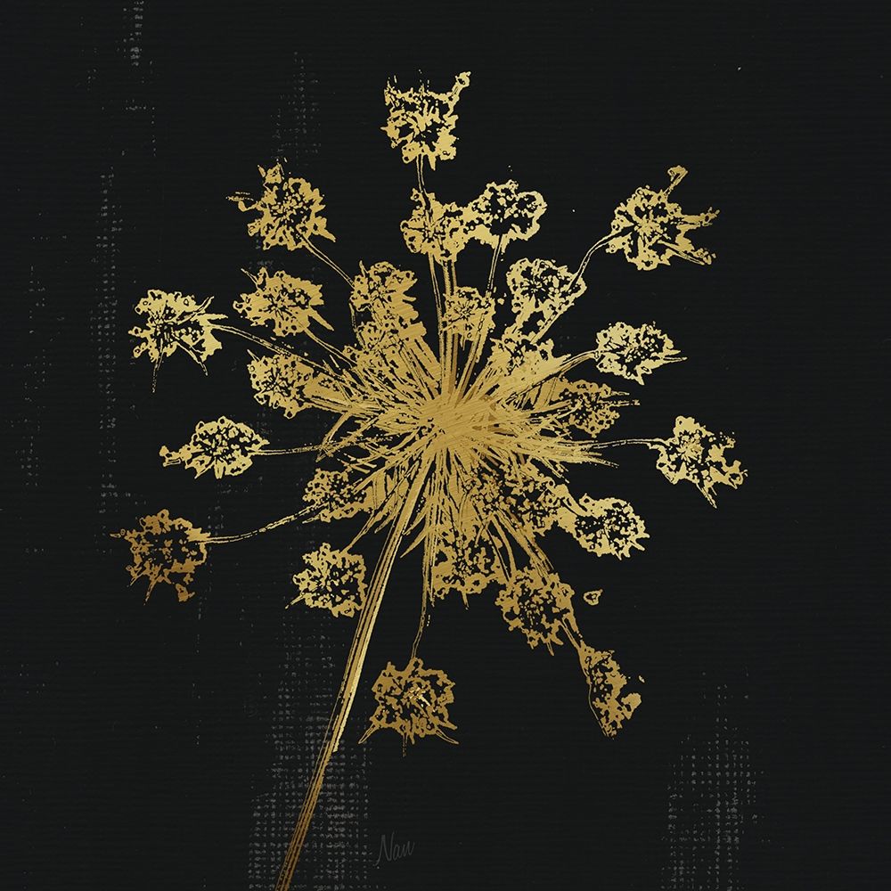 Lacy Gold I art print by Nan for $57.95 CAD