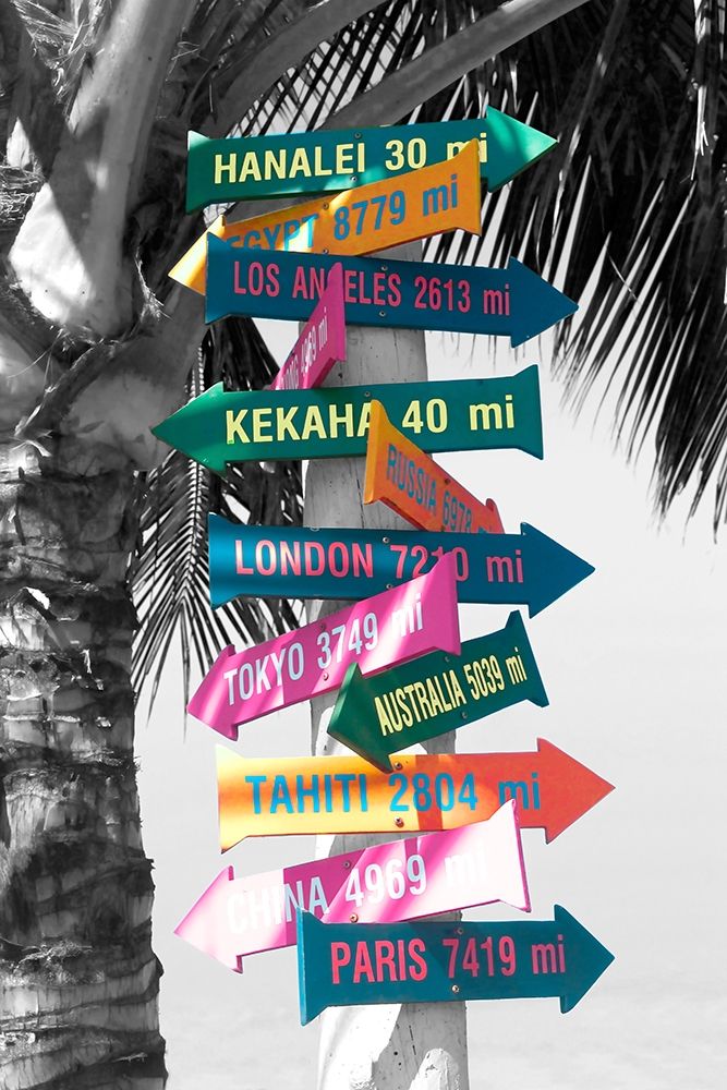 Island Directional art print by Savanah Stewart for $57.95 CAD