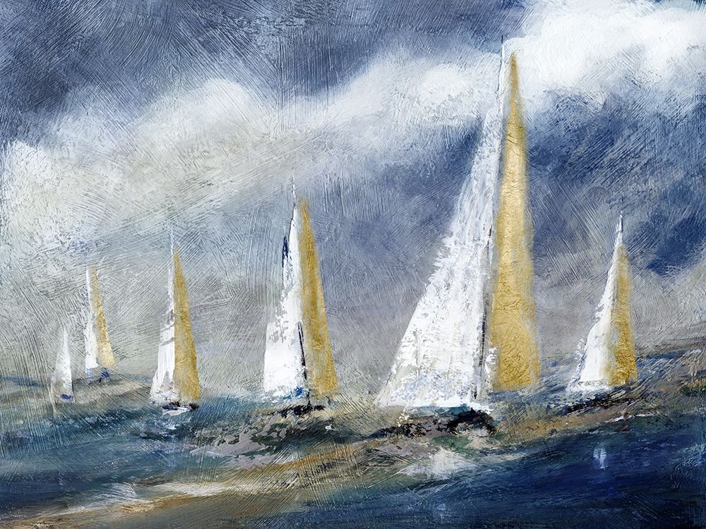 Indigo Swells art print by Carol Robinson for $57.95 CAD