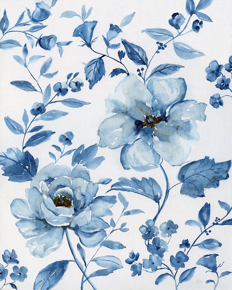 Blue Chinoiserie art print by Carol Robinson for $57.95 CAD