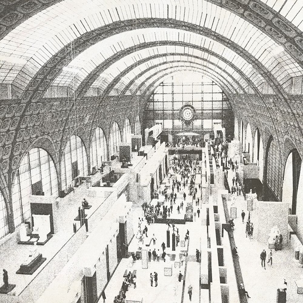 Louvre art print by Susan Jill for $57.95 CAD
