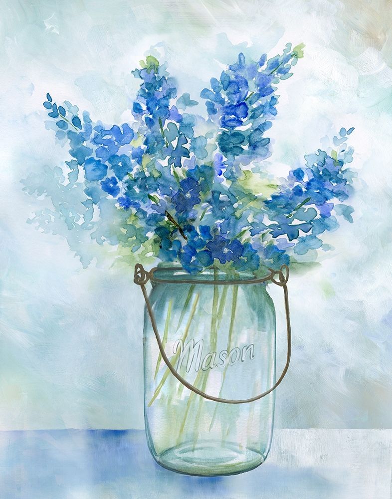 Bluebonnets II art print by Nan for $57.95 CAD