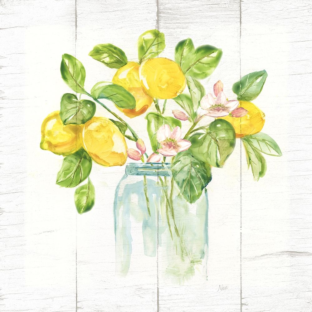 Lemon Branches II art print by Nan for $57.95 CAD