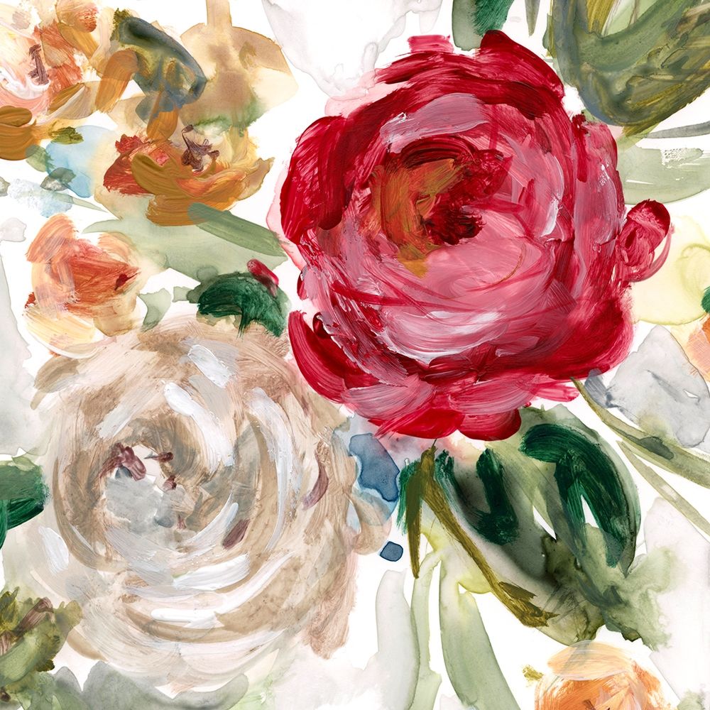 Playful Peonies II art print by Carol Robinson for $57.95 CAD