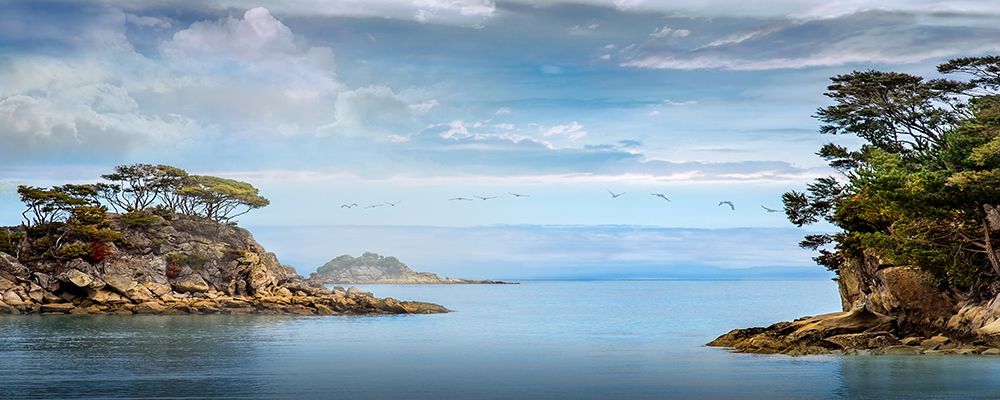 Coastal Sanctuary art print by Mike Calascibetta for $57.95 CAD