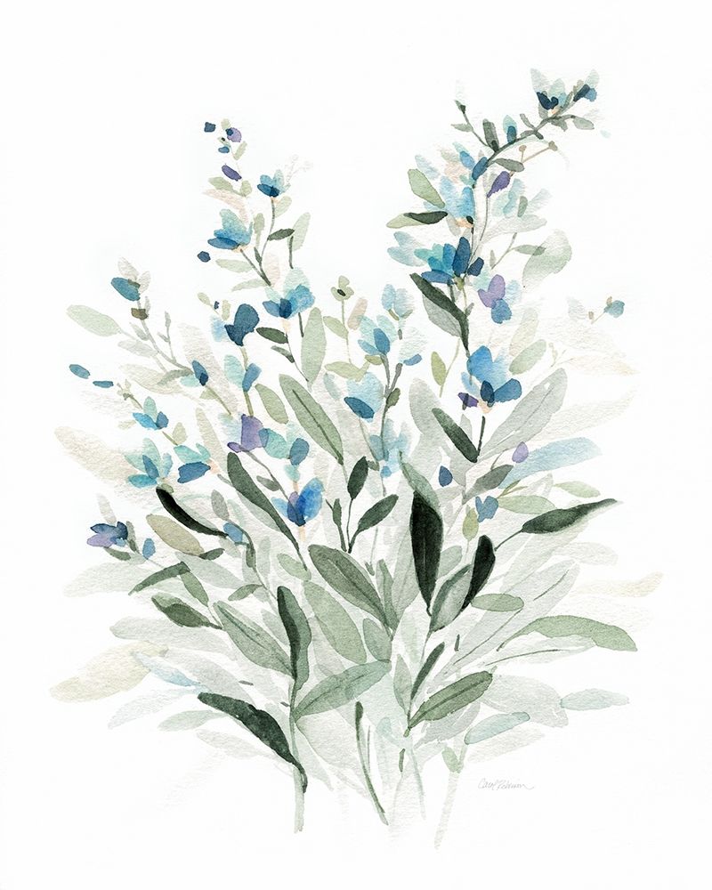 Delicate Blue Botanical I art print by Carol Robinson for $57.95 CAD