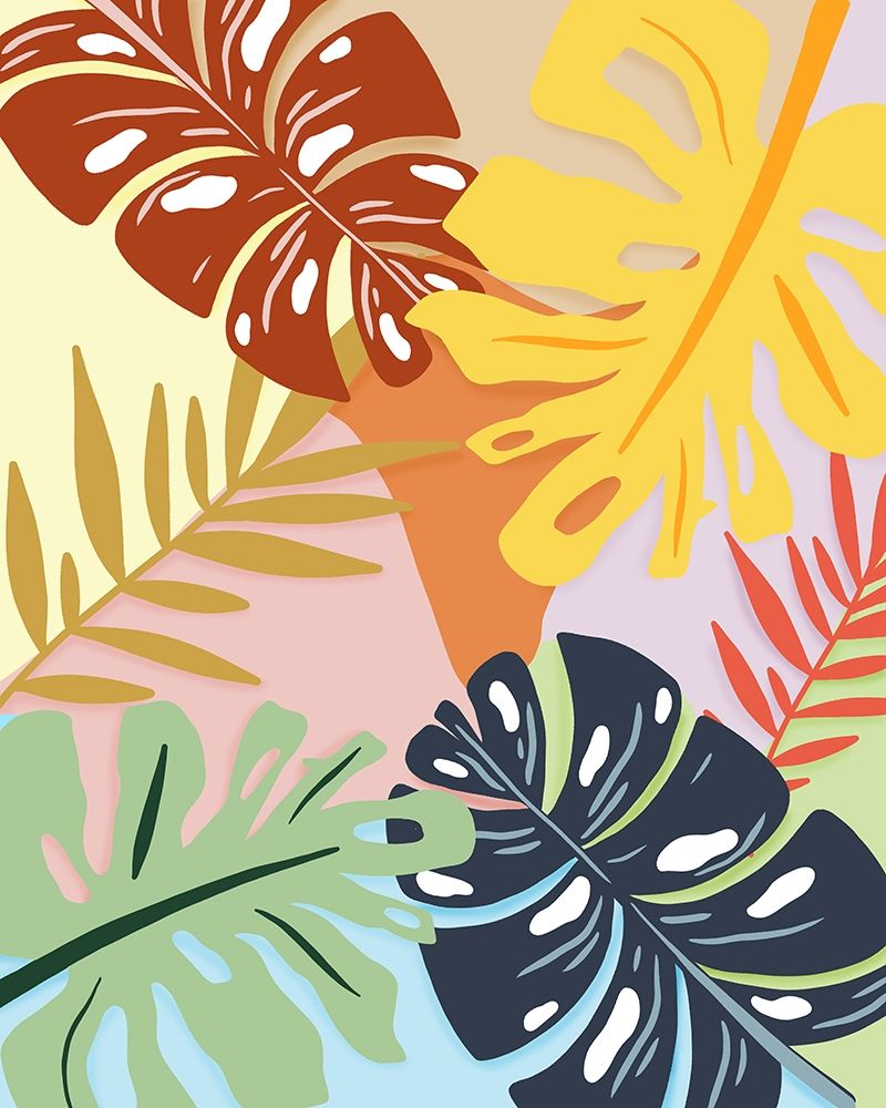 Tropical Foliage II art print by Natalie Carpentieri for $57.95 CAD