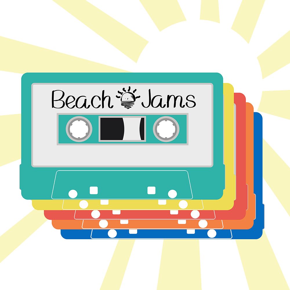 Beach Jams art print by Daniela Santiago for $57.95 CAD