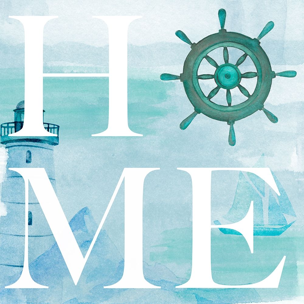 Nautical Home art print by Daniela Santiago for $57.95 CAD