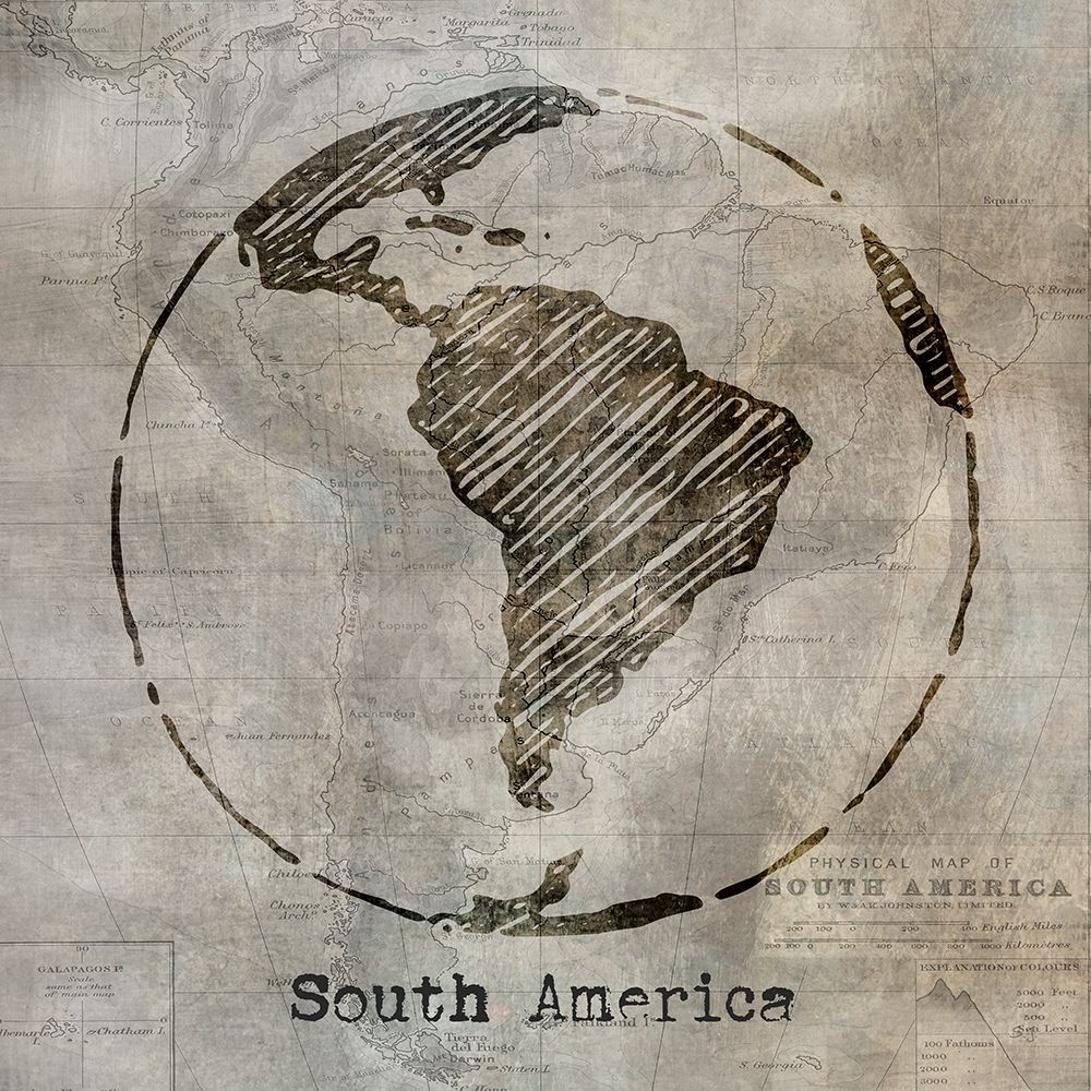 South America art print by Susan Jill for $57.95 CAD