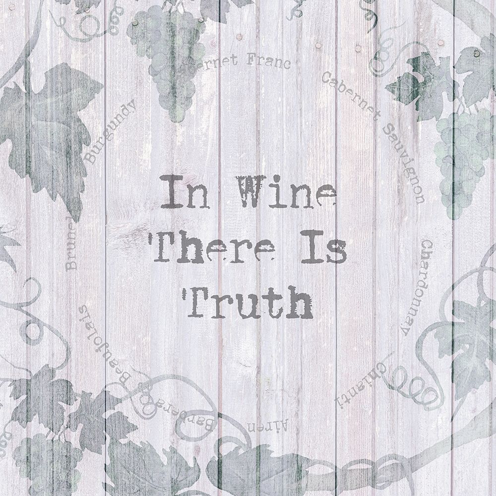 In Wine There Is Truth art print by Susan Jill for $57.95 CAD