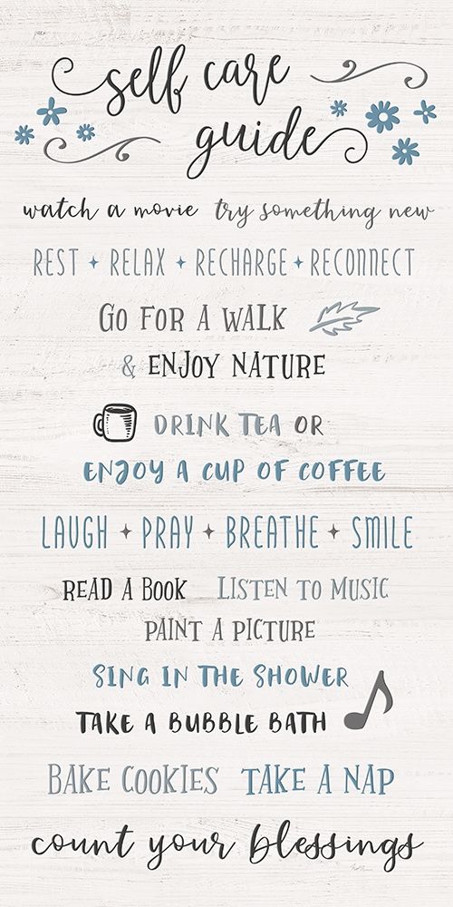 Self Care Guide art print by Natalie Carpentieri for $57.95 CAD