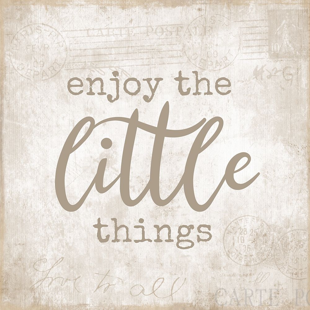Postcard Little Things art print by CAD Designs for $57.95 CAD