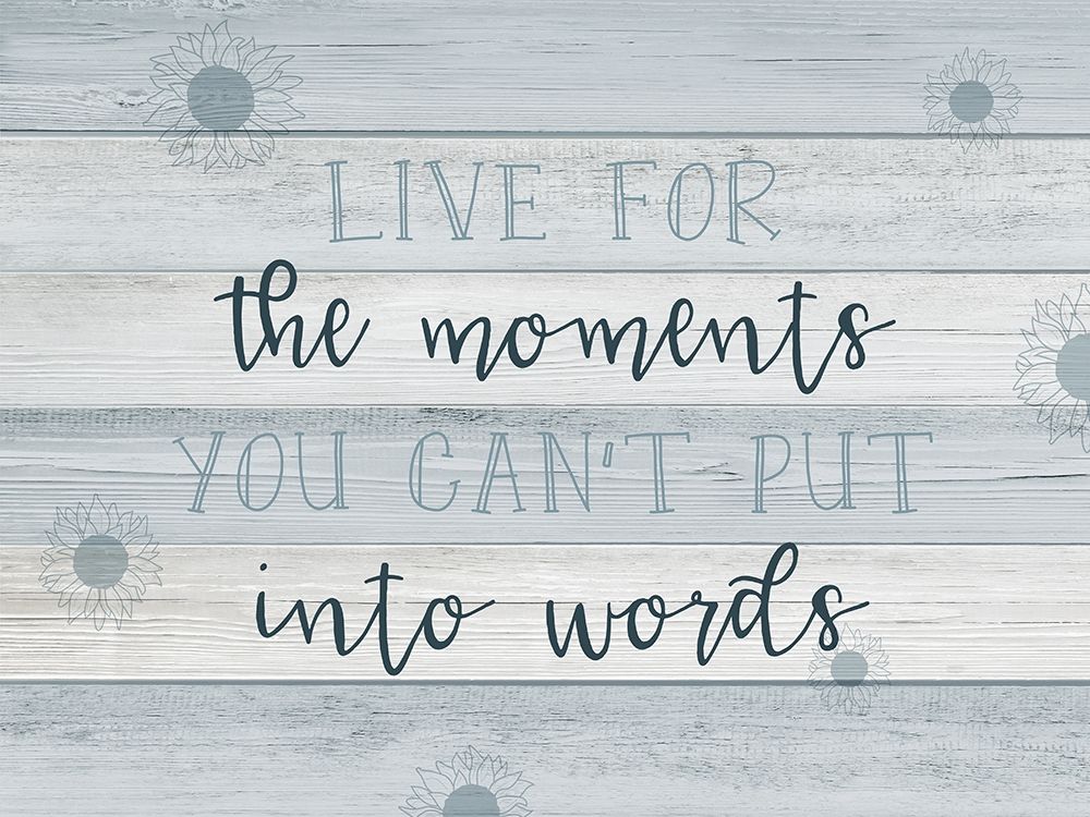 Moments into Words art print by CAD Designs for $57.95 CAD