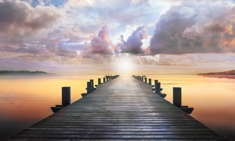 Blue Way art print by Mike Calascibetta for $57.95 CAD