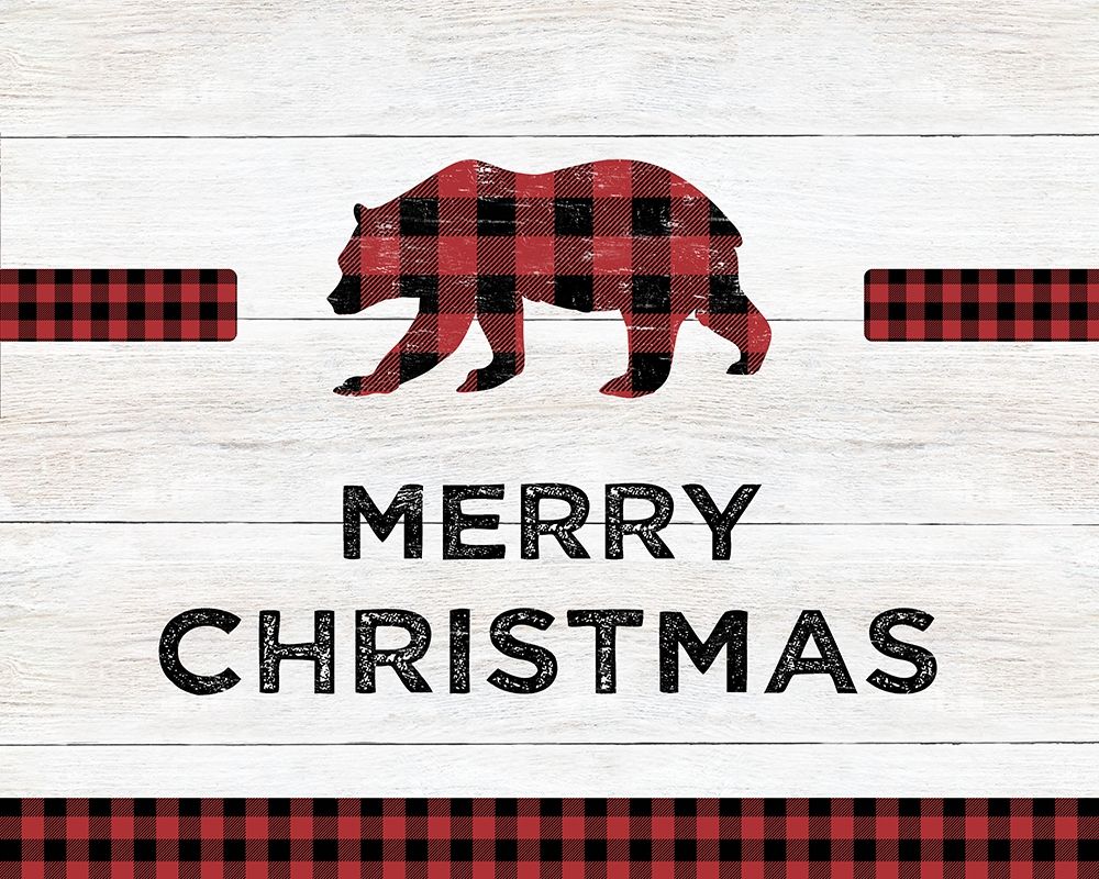Merry Christmas Bear art print by CAD Designs for $57.95 CAD