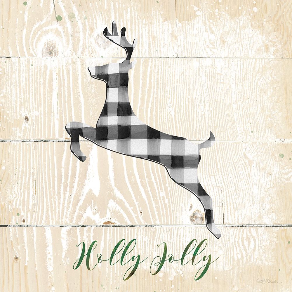 Buffalo Check Deer art print by Carol Robinson for $57.95 CAD