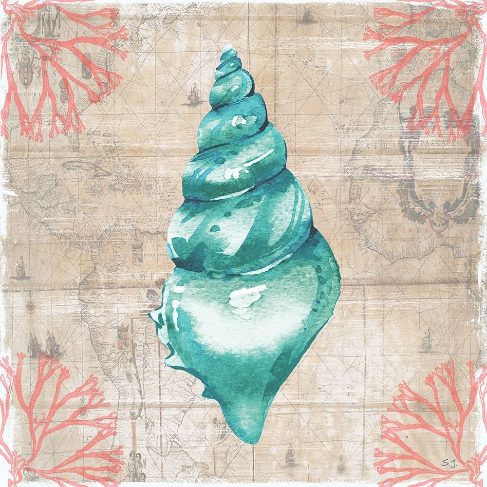 Coral Cove II art print by Susan Jill for $57.95 CAD