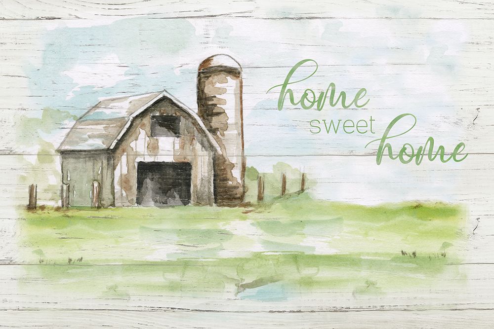 Home Sweet Home Barn art print by Nan for $57.95 CAD
