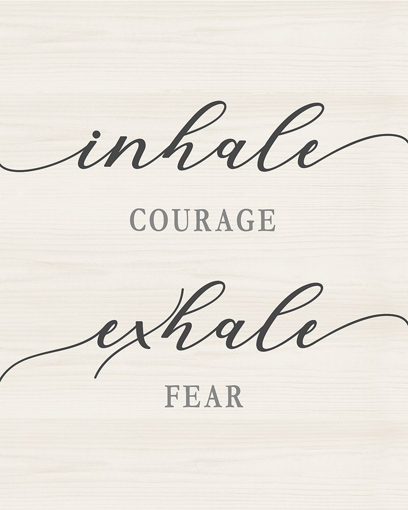 Exhale Fear art print by CAD Designs for $57.95 CAD