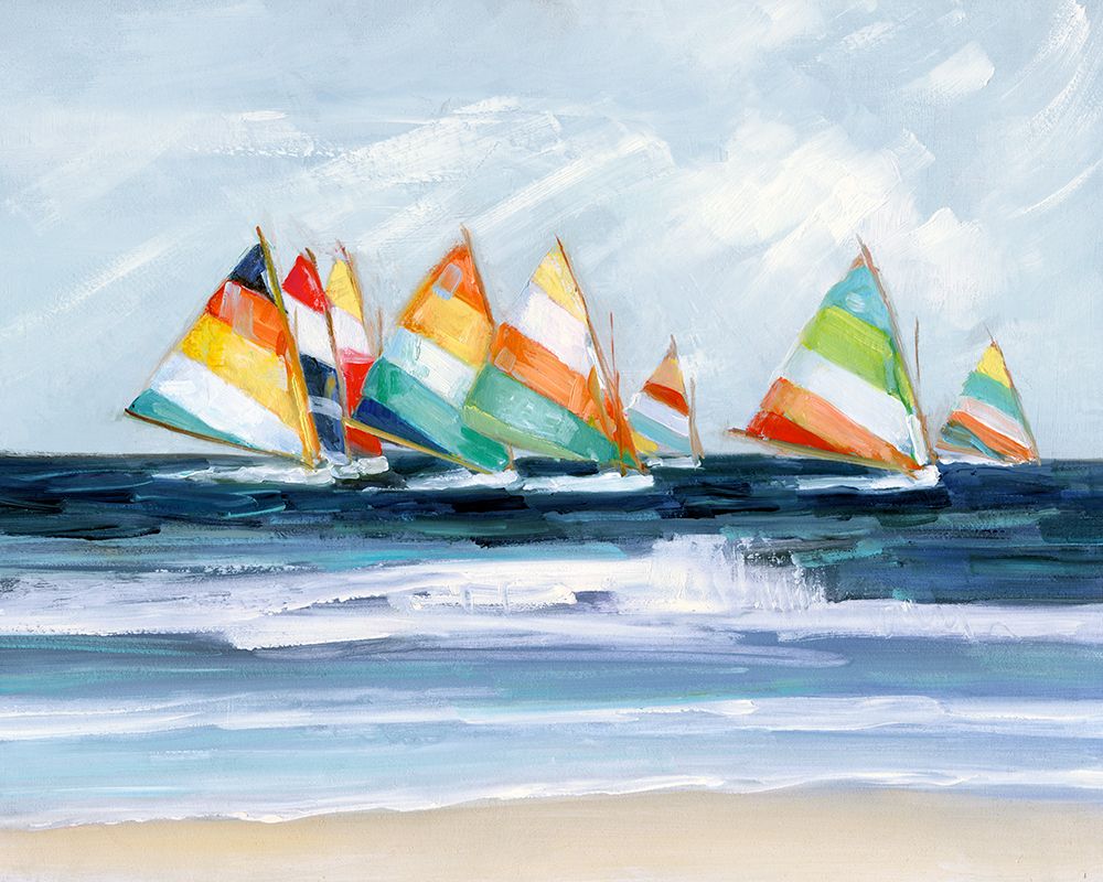 Summer Regatta art print by Sally Swatland for $57.95 CAD