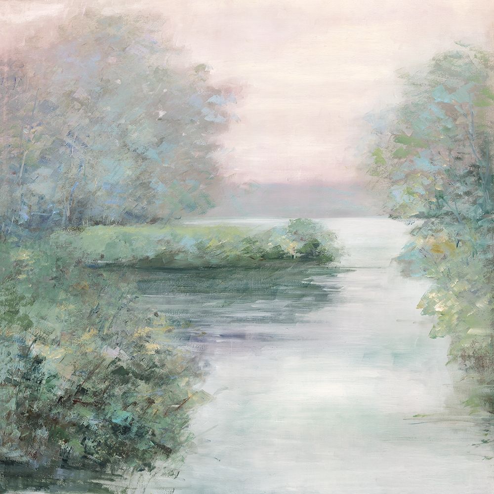 Misty Morning II art print by Sally Swatland for $57.95 CAD