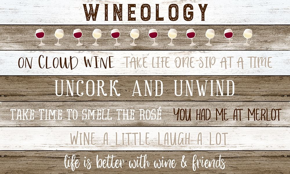 Wineology art print by Natalie Carpentieri for $57.95 CAD