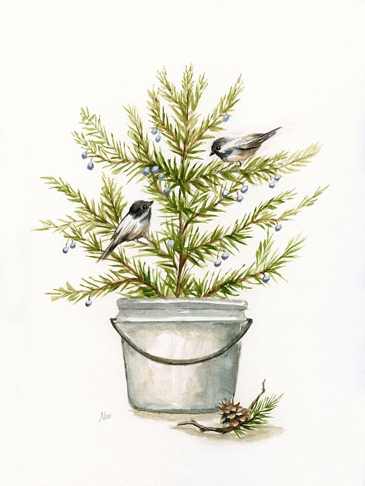 Winter Bounty II art print by Nan for $57.95 CAD