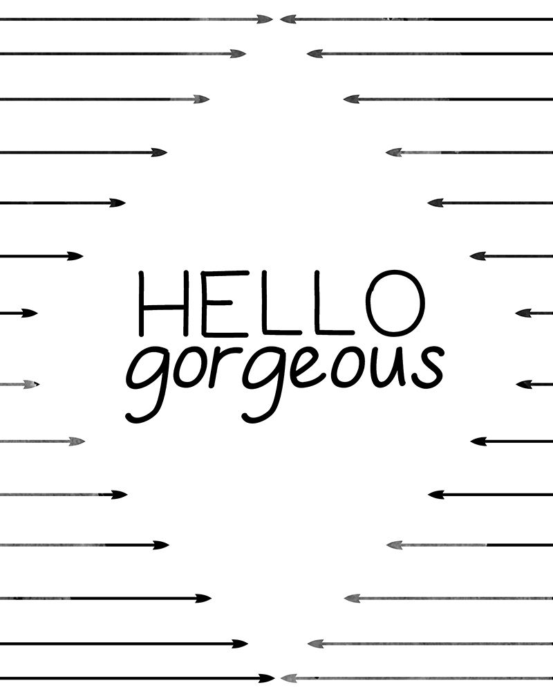 Hello Gorgeous art print by CAD Designs for $57.95 CAD