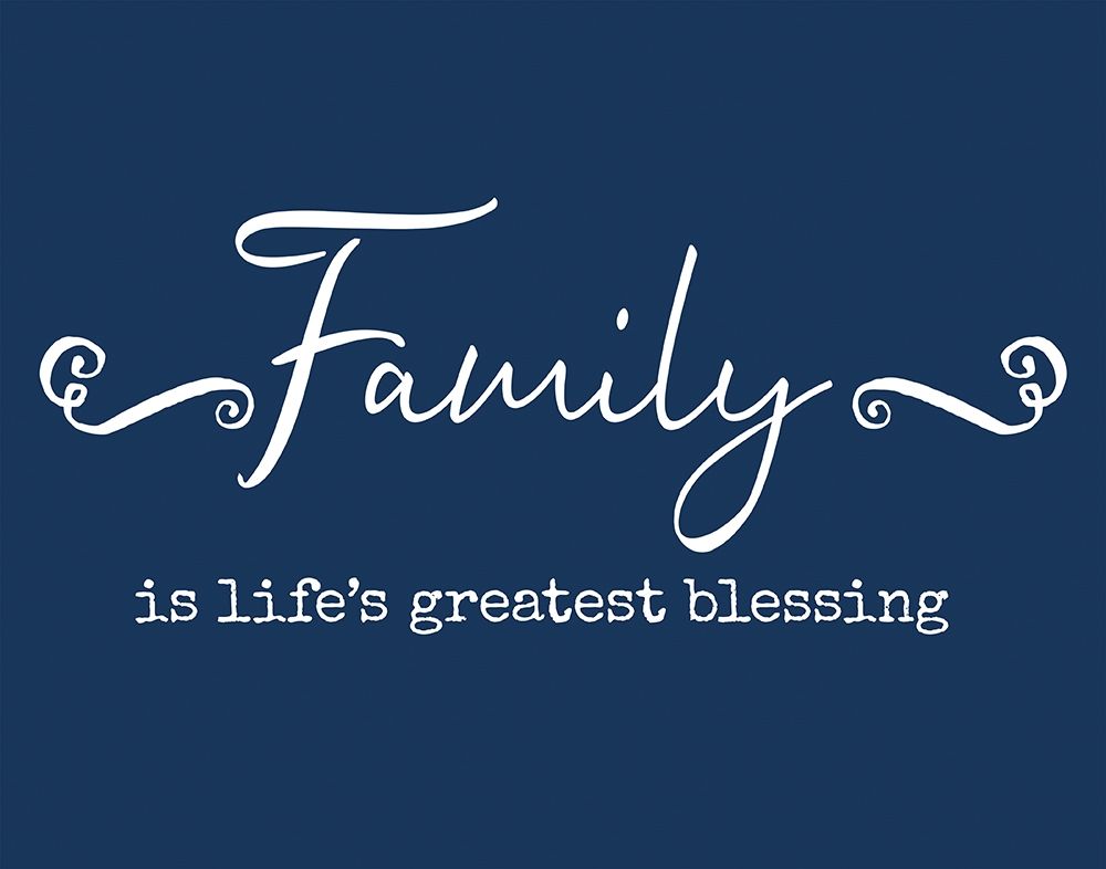 Family Greatest Blessing art print by Amanda Murray for $57.95 CAD